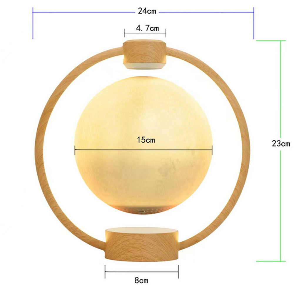 Levitating Moon Lamp with Bluetooth Speaker – 3D Floating Light & Sound