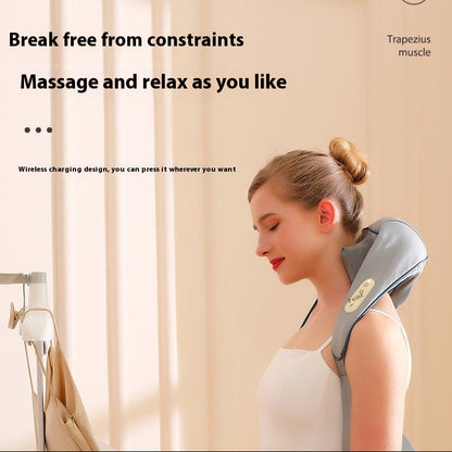 Multifunction Electric Neck Massager with Heat & Kneading Therapy