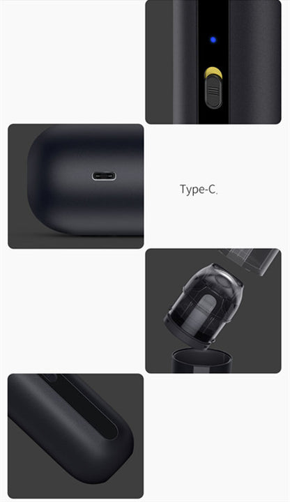 Wireless Handheld Car Vacuum Cleaner – 5000Pa Mini Suction & Blower