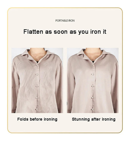 Portable Foldable Handheld Garment Steamer – 130ml Fast Steam Iron for Travel & Home