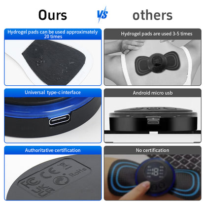 Mini EMS Neck & Shoulder Massage Patch – Portable Pulse Muscle Relaxer