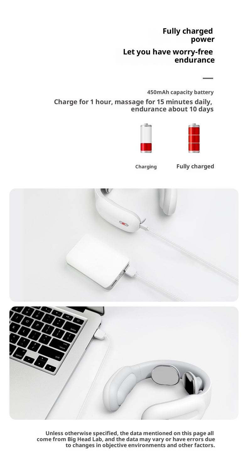 Smart Neck & Shoulder Massager with Heat – Mini Cervical Relaxation Device