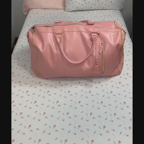 Foldable Travel Duffel Bag with Built-In Suit Organizer – Waterproof Weekender & Garment Bag